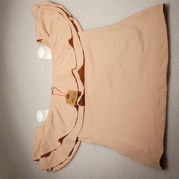 Tally Weijl ruffled top, size S, dusty pink - Picture 5 of 7